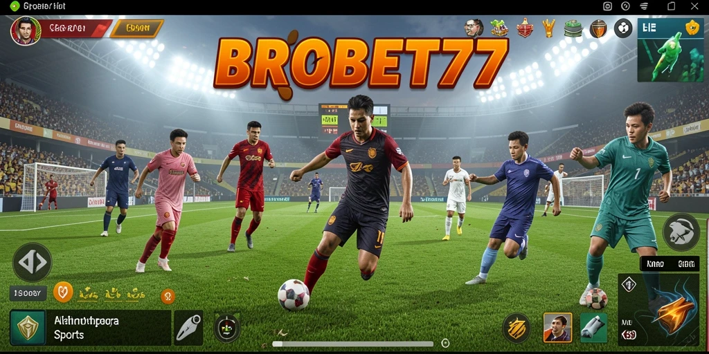 Gameplay mendebarkan dari BROBET77 yang penuh aksi olahraga.