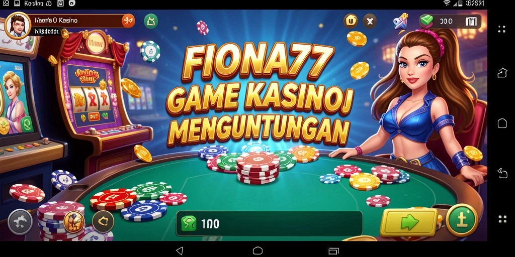 Tampilan gameplay menarik di FIONA77 dengan berbagai permainan kasino.