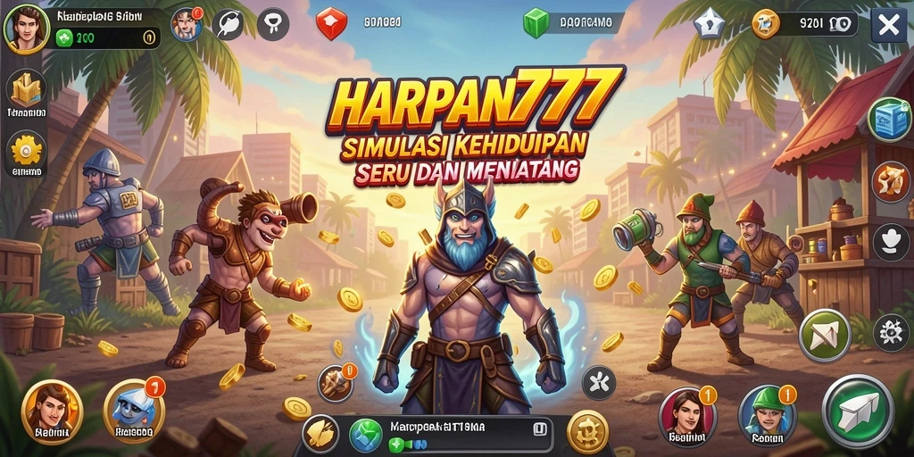 Tangkapan layar gameplay <strong>HARAPAN777</strong> memperlihatkan aksi simulasi kehidupan yang mendebarkan.