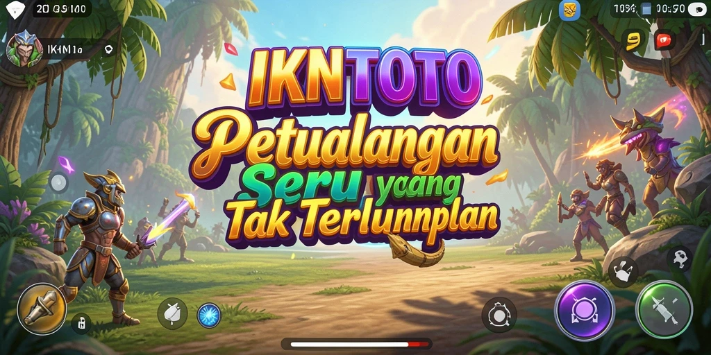 Screeenshot gameplay IKNTOTO menampilkan aksi petualangan yang mendebarkan.