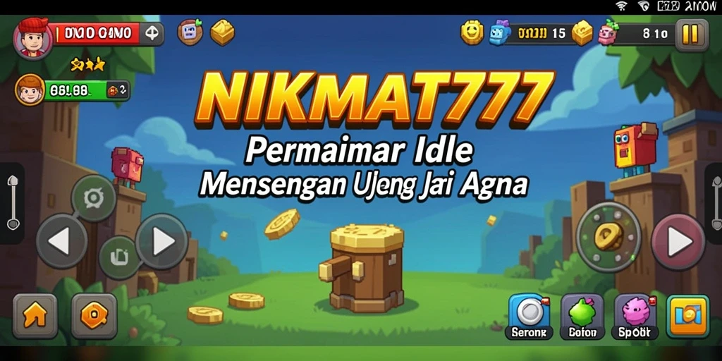 Tampilan gameplay menarik dari NIKMAT777 yang penuh warna.