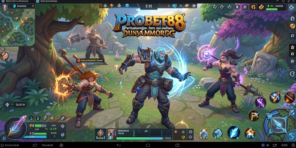 Tangkapan layar gameplay seru di dunia MMORPG PROBET88.