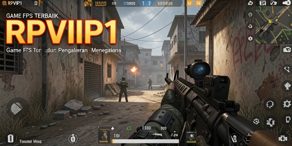 Tangkapan layar RPVIP1 menampilkan pertempuran FPS yang mendebarkan dengan grafis tajam.