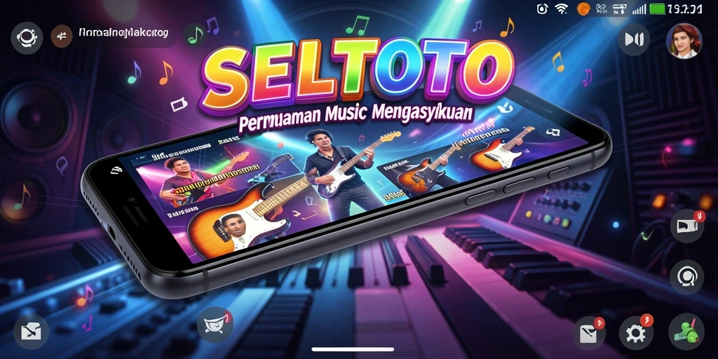 Tampilan gameplay <strong>SELTOTO</strong> saat bermain musik yang menyenangkan dan interaktif.