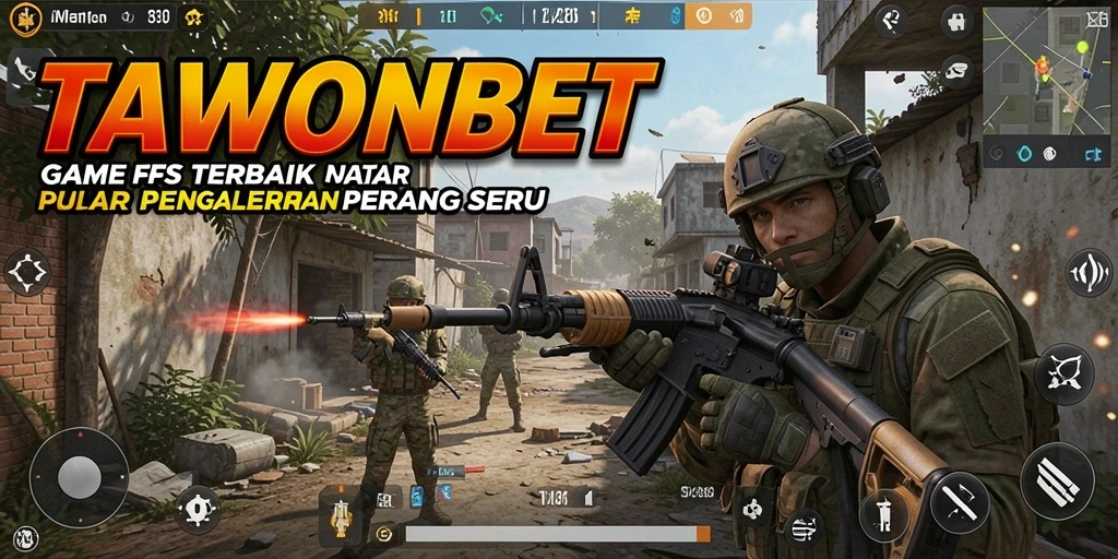 Gameplay TAWONBET yang intens dan menantang di medan perang.