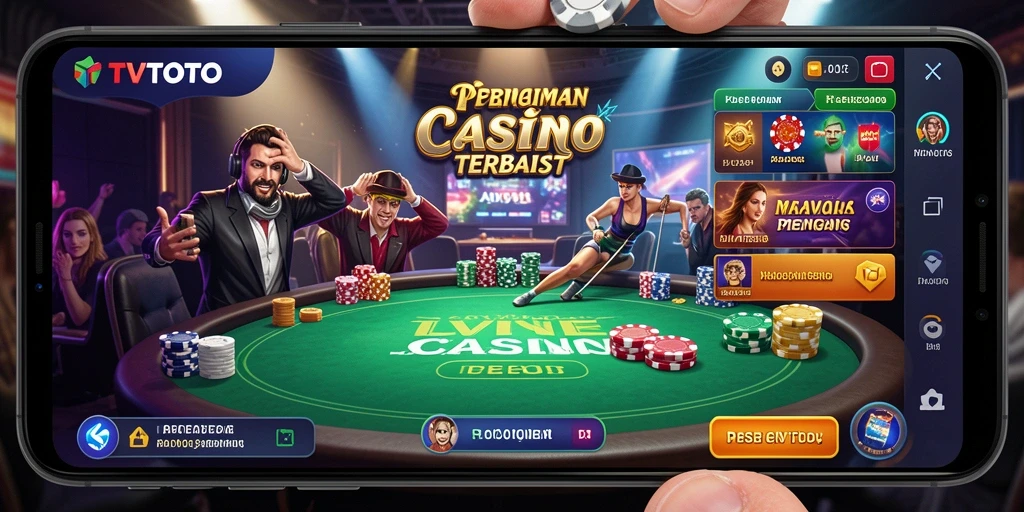 Tampilan gameplay Live Casino TVTOTO yang memukau dan interaktif.