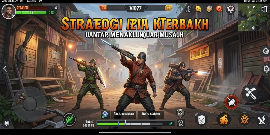 Tampilan gameplay VIO77 yang penuh strategi dan taktik.