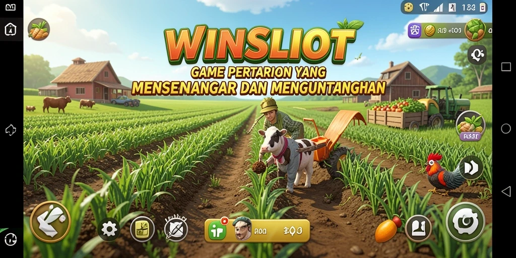 Tampilan gameplay WINSLOT yang menarik dalam pertanian.